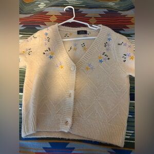 Vici dolls Floral Embroidered Cardigan